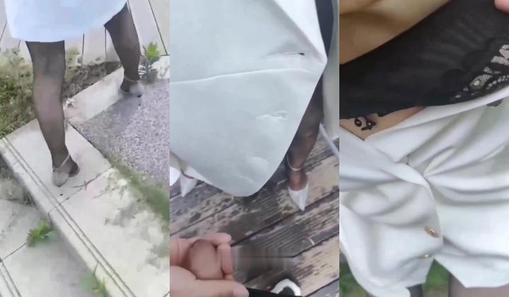 叔嫂乱伦 在人民公园野战连续让嫂子高潮喷水十几次操的太投入料中途被路人发现
