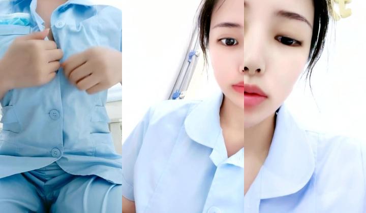 【爆乳核弹 ️制服诱惑】巨乳护士下海『温柔小护士』偷偷在病房病房厕所各种玩弄巨乳放骚求操 极品爆