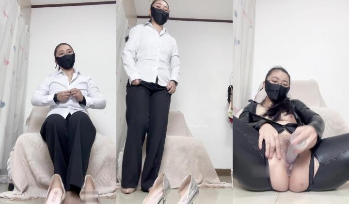 【推特】表面良家少妇『你的丸子』剧情定制视频 丝袜自慰淫语调教白浆四溢