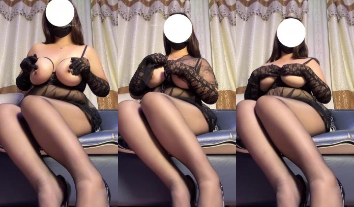 【快手】极品大奶肥臀熟女『桃白白』油丝道具诱惑 各色开裆丝袜高跟无毛肉穴诱惑拉满