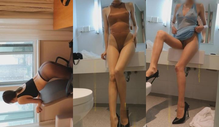 【模特私拍】学院派高端独享系列5三个极品美女，直播平台上的网红，以旗袍JK为主。美女白净，长相甜