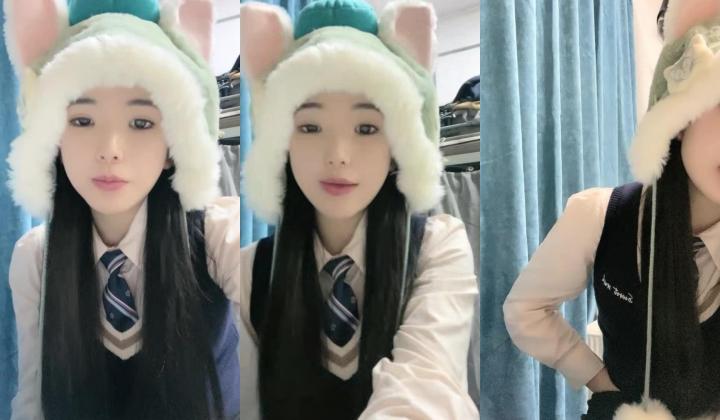 清纯系大二妹妹！9分颜值超甜美！难得一线天馒头B，白嫩巨乳揉捏，怼在镜头前揉穴，妹妹好想被人操