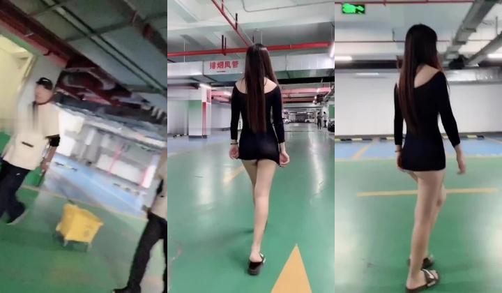 推特极限露出，长腿女神【浅浅GI9ZA】人前，公共场合，各种社死露出，诱惑农村老头