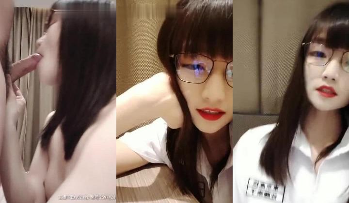 风骚的大二学妹露脸与小哥哥约会 床上舌吻深喉口交被小哥哥无情抽插