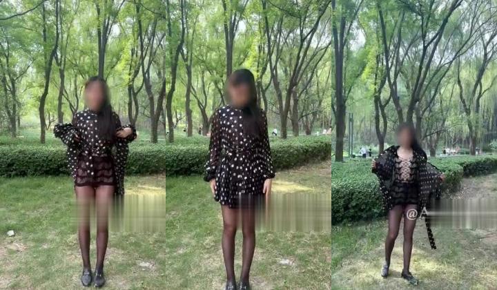 极限户外露出挑战『ZousAdingo』性感人妻尤物 满处是人的公园大胆全裸露出 玩的就是紧张刺