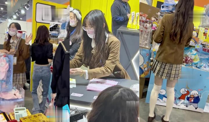 大神偷拍 ️靓女服装店逛街男友在旁敢穿超短裙骚丁前后CD ️制服JK学生妹展会做兼职粉色蕾丝内内