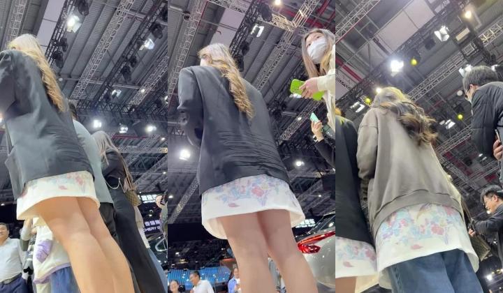 [超级裙底]最新2023上海车展各色美女模特 总有一款你喜欢