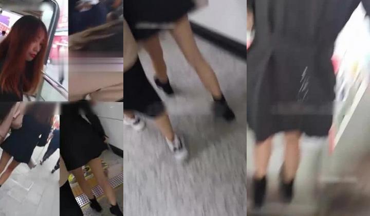 街射【辽宁色魔】地铁口尾随掏出鸡巴 射精在小姐姐身