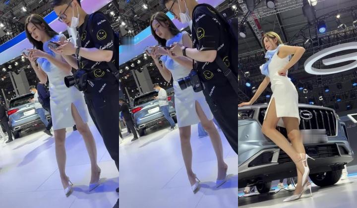 [超级裙底]最新2023上海车展各色美女模特 总有一款你喜欢