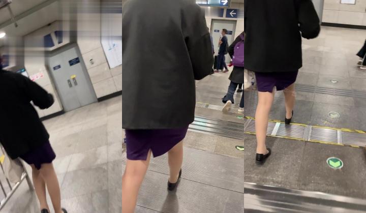 VIP资源技术型大师步行街商场高铁地铁4K极限CD多位漂亮小姐姐花式T内透明内阴毛都已经露出来了