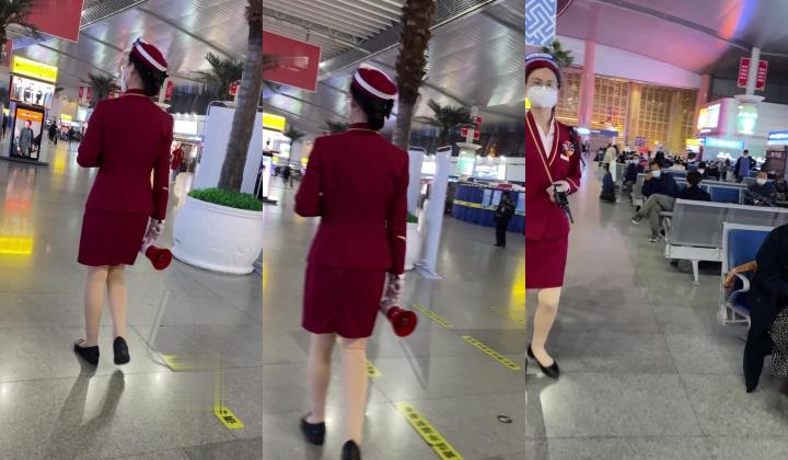 VIP资源技术型大师步行街商场高铁地铁4K极限CD多位漂亮小姐姐花式T内透明内阴毛都已经露出来了