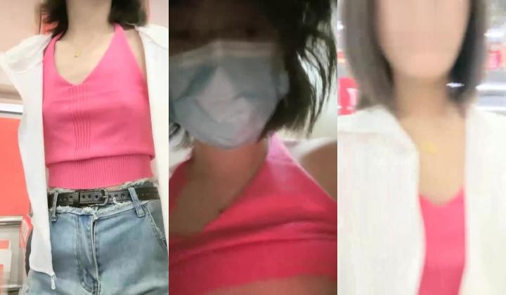 反差女神，【04年艺校学生】，商场买保险套，裹上跳蛋自慰，尿尿，清秀脸庞下这么骚，小逼逼一刻也不能闲着