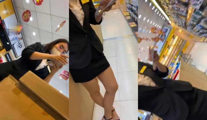 【商场职业装CD】高质量 商场性感职业装小姐姐抄底合集