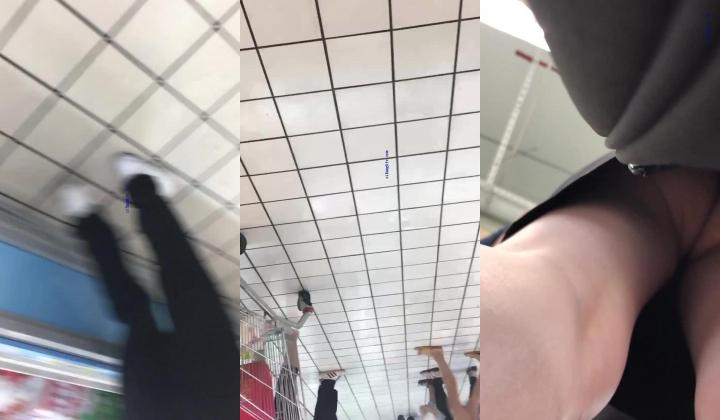 精品CD 大师系列 商场地铁贴身CD 居然还有妹子无内上街
