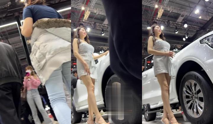 [超级裙底]最新2023上海车展各色美女模特 总有一款你喜欢