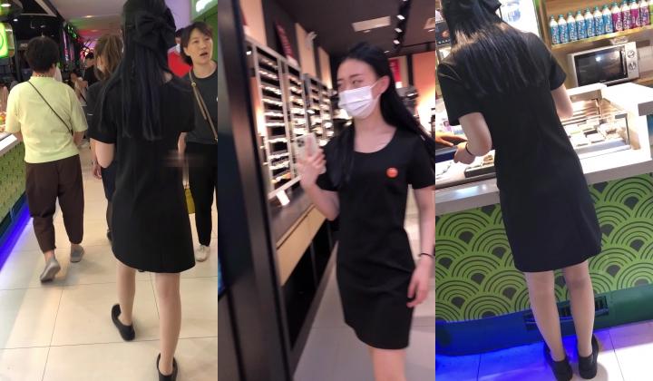 《大神魔手 极品CD》地铁商场贴身极限偸拍数位小姐姐裙内碰到几位超骚的反差婊不穿内裤真空露逼出门