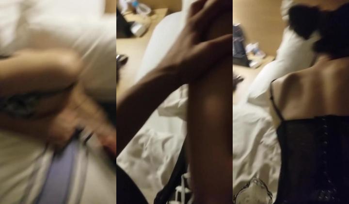 王哥性爱自拍档：让高挑女友穿各种性感情趣口交束缚啪啪等
