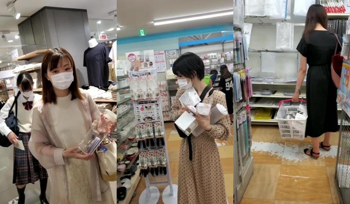 【精选CD】外站牛人大神商场偷窥几位口罩女裙底 霸气外泄的阴毛出来透气了