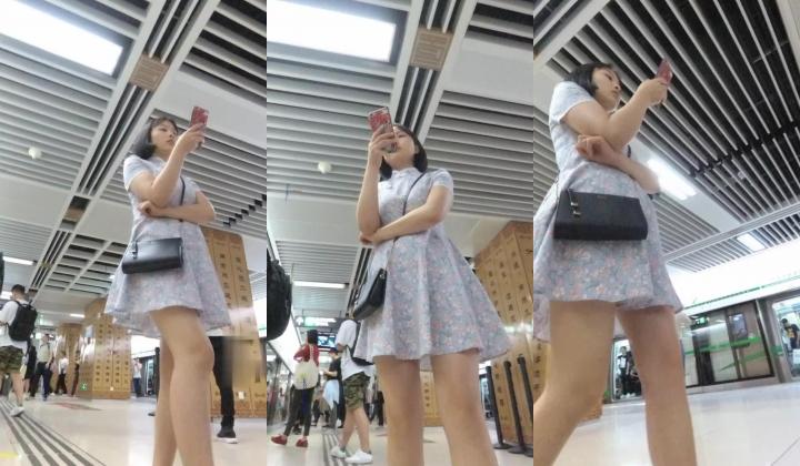 成都地铁医院抄底 惊现无内长腿美女 各式内内让人喷血 幻想扒下推到啪啪