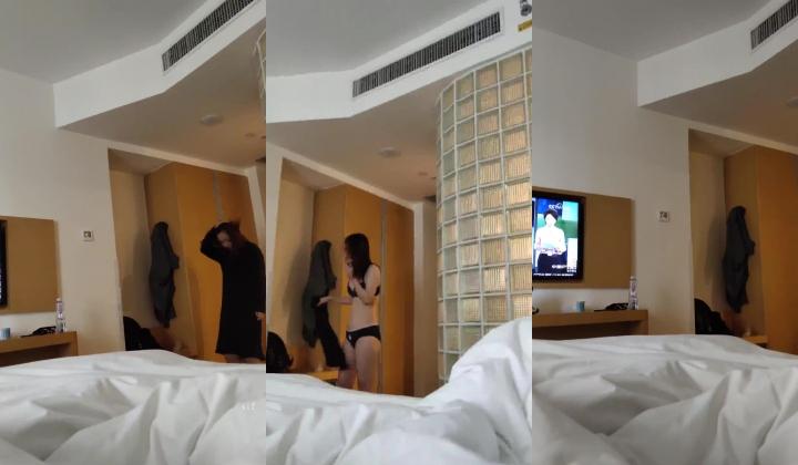 胡子大叔酒店约炮身材不错的美女同事 ️各种姿势啪啪完美露脸