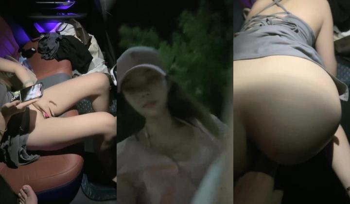 新来的骚货，拜金女，开着特斯拉去车震，【柔柔早点睡】，KTV塞跳蛋，车震，酒店开房一条龙