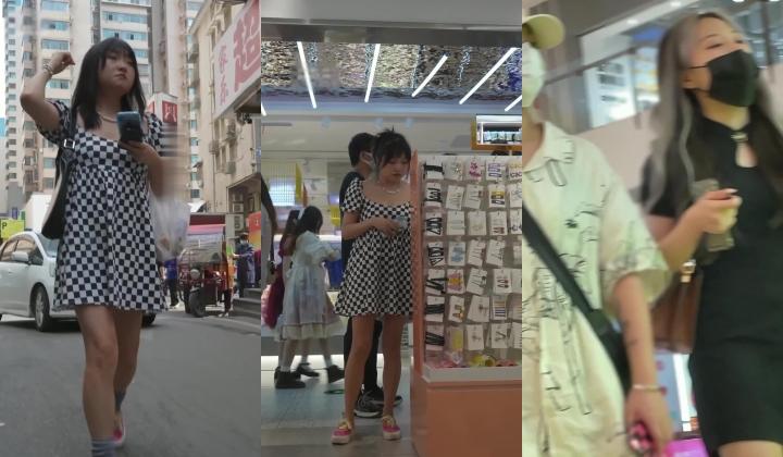极品主播小姐姐穿骚丁逛街被CD ️大胸姐姐逛街..现场教你丁字裤穿搭..露毛去约炮