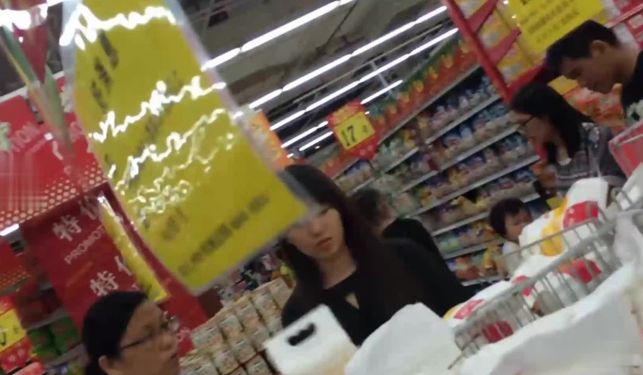 精品CD 大师系列 商场地铁贴身CD 居然还有妹子无内上街