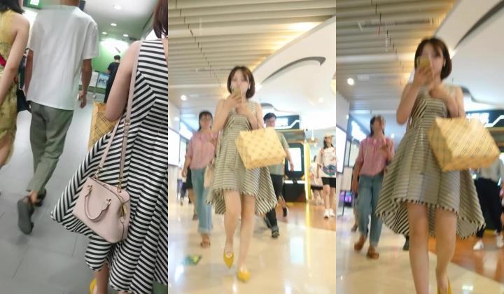 地铁站一路跟踪抄底多位美女少妇 一起探寻她们的裙底风光