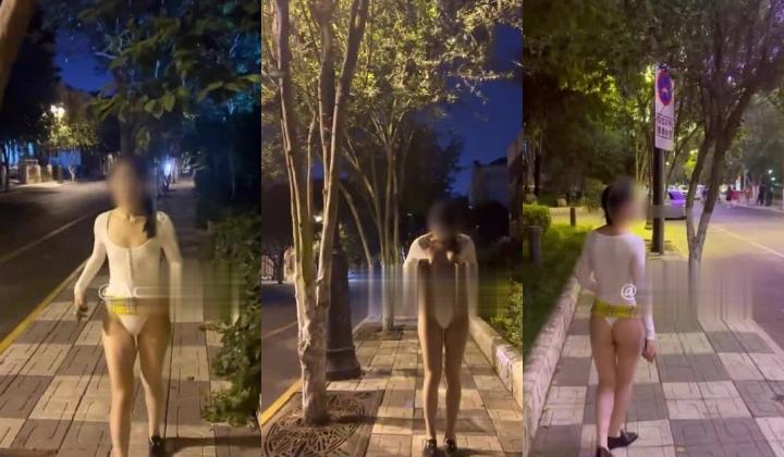 极限户外露出挑战『ZousAdingo』性感人妻尤物 满处是人的公园大胆全裸露出 玩的就是紧张刺