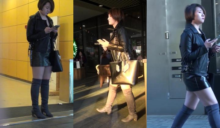 街头CD再现疑似不穿内裤的极品御姐 JK少女街头扭屁股[高清无水原档]
