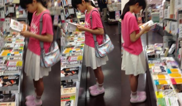 各种偷拍日本美女裙底风光 (18)之认真看书的小姑娘内裤上有水迹
