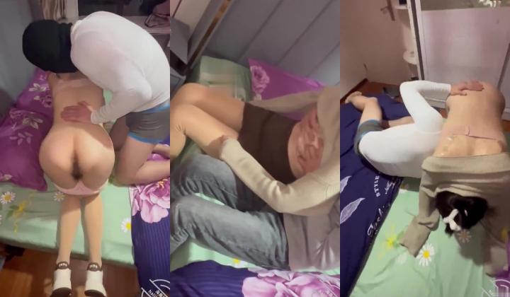 ️淫妻绿帽大神【家有娇妻】，看着老婆在我们婚房床上被前男友操，居然还让我给他们舔交处!