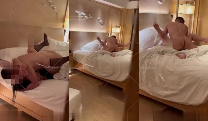 极品绿帽情侣【MMMacaronlady】老公带单男一起3P性感娇妻，前后小嘴全部塞满 被操的骚