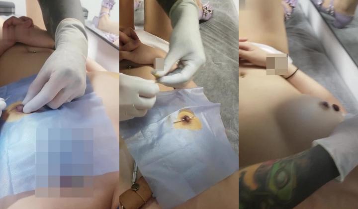 宗师级玩家SM界塔尖反差婊女奴【张婉依】地狱式重度调教乳头穿钉、抽逼、电击各种整活