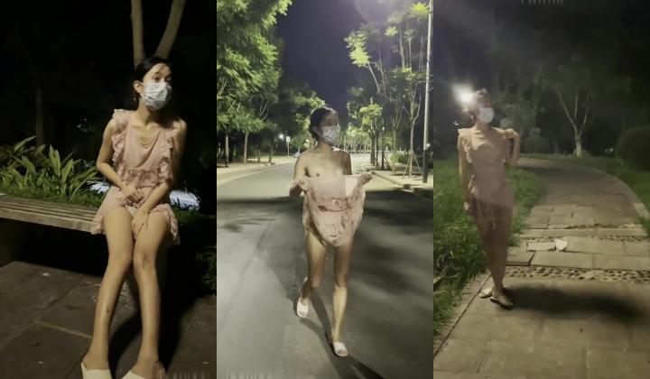 极品人妻-身材苗条网红小小星：全裸公园街道露出，饱满的肉体充满欲望，各种露出三点，看得血脉膨胀！
