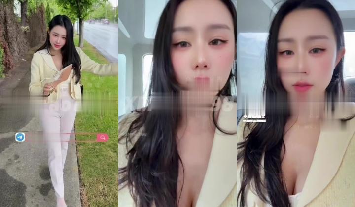 推特性爱大师95后绿帽情侣美腿女王「汐梦瑶」《公交车露出打飞机》在对面阿姨眼皮子底下打飞机，射到