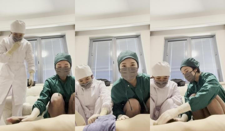 医生护士专业取精，足交撸鸡打飞机，职业装下士各种反差丝袜，丝足榨精