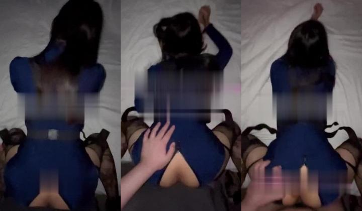 淫妻绿帽情侣『小千』在老公面前被单男操 即羞耻又兴奋，绿帽男友边撸管边看女友被单男操到高潮