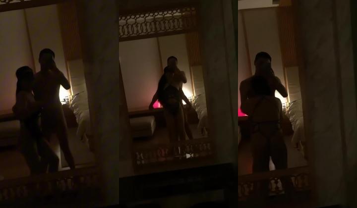 泄密流出 快手福利知名网红熟女【享受生活的子饶姐】和猛男黑人XO性爱骚舞