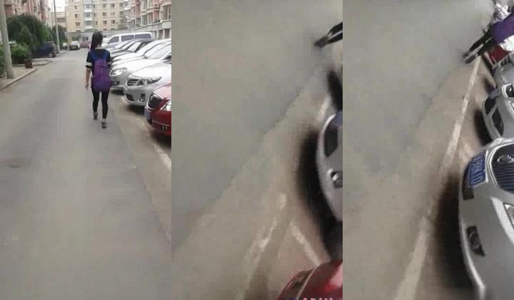 经典达叔涂鸦街射大全，公交、地铁、超市、商场、电梯尾随美女打飞机对她背射