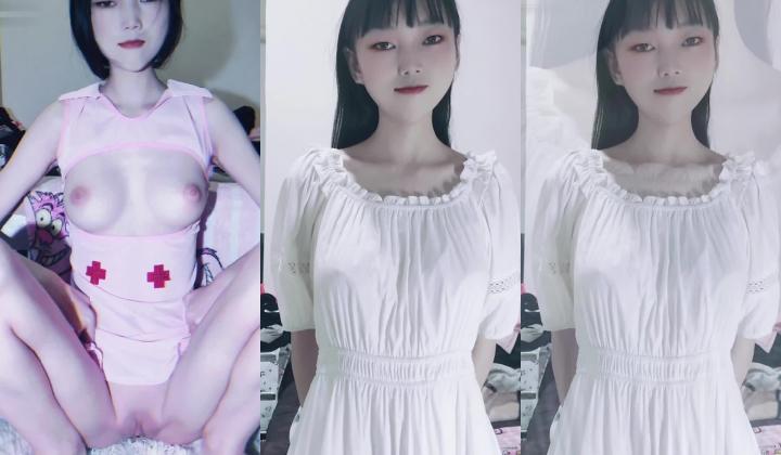 出道即巅峰新人露脸推特顶B王，人瘦奶大小魔女【蒂米】定制私拍，裸舞顶胯，道具紫薇无套啪啪内射