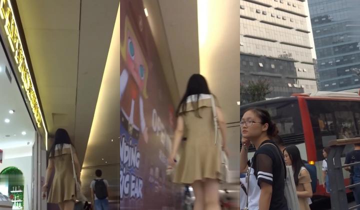 可遇不可求！公共场合各种内骚型女人真空无内招摇过市~那是真通风啊~私处阴毛照的清楚