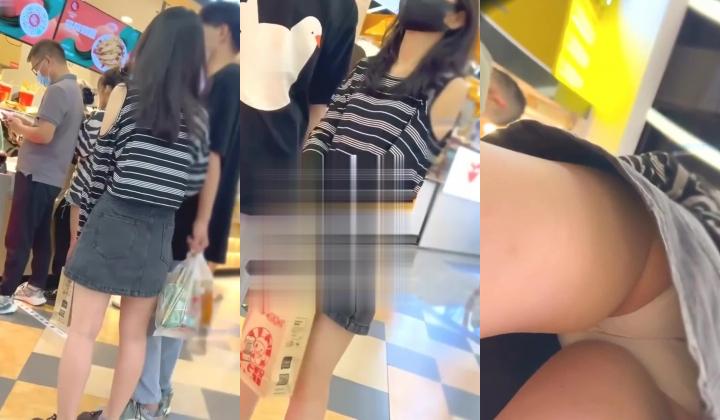商城跟随偷窥漂亮眼镜大姐 一家人全部抄了 都是小内内紧紧卡着大肥屁屁