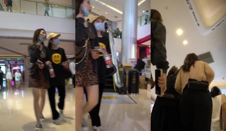 商城跟随偷窥漂亮美女 碎花裙小姐姐 要有点约束 姿势不是很雅观 虽然方便我欣赏