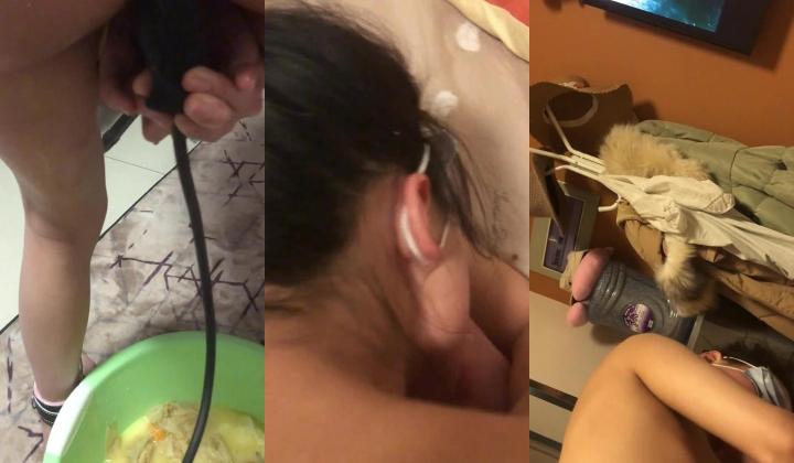 震撼全网露脸反差婊体验各种虐阴虐肛玩法花样多，吃屎喝尿啪啪生殖器各种操作