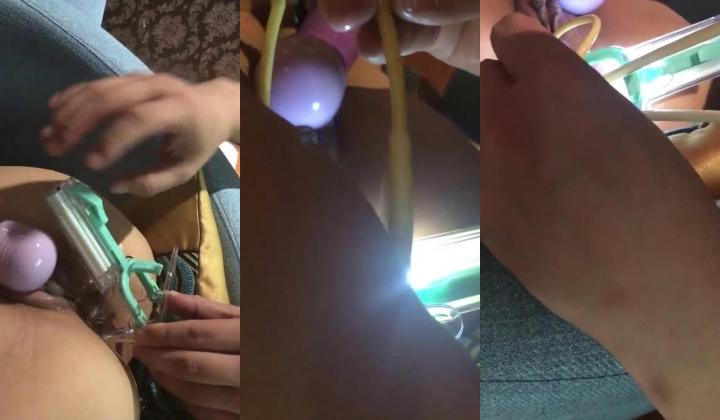 震撼全网露脸反差婊体验各种虐阴虐肛玩法花样多，吃屎喝尿啪啪生殖器各种操作