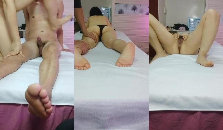 【专淫来客女客人】打着按摩推油的旗号 把小少妇摸个遍 倒插骚穴 白臀丰乳被干得呻吟震天 精彩刺激