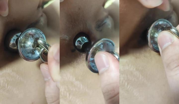 重度M属性母猪【崔小蕾】喝尿鼻环白眼PAPA鼻环捆绑调教啪啪
