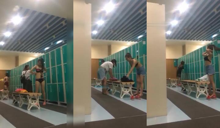 女人坑女人系列！无良女温泉大众澡堂子暗藏袖珍摄像机偸拍内部春色+曝光闺蜜不雅视频+偸窥女租客洗澡