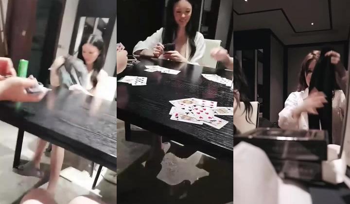 土豪哥的性福生活，周末带三个小情人出游，【做你的小狗】，温泉酒店，玩游戏输一次脱一件，好过瘾，美